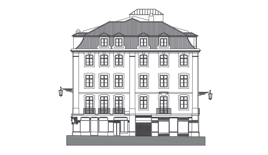 Edifício na Praça D. Pedro IV